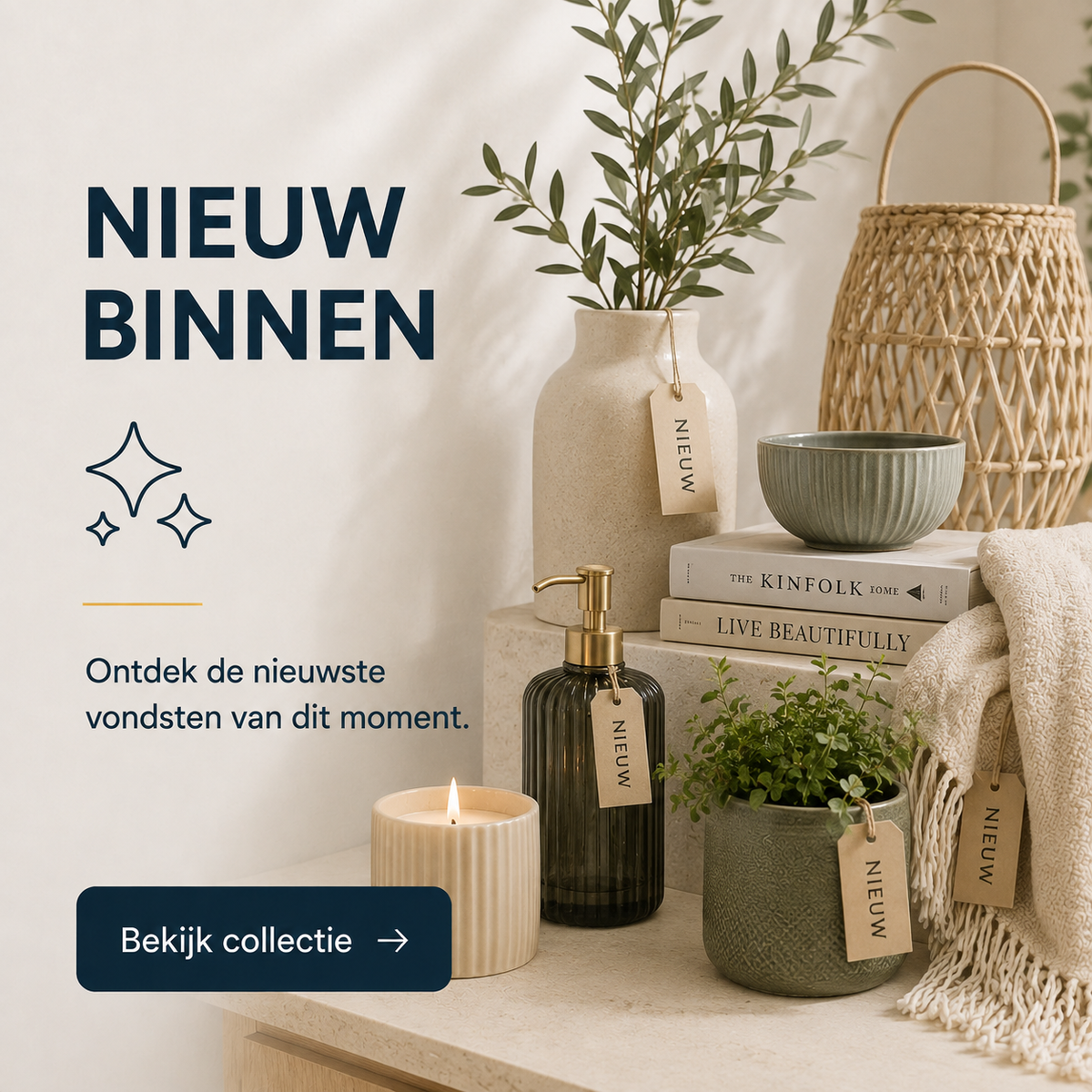 Nieuw binnen
