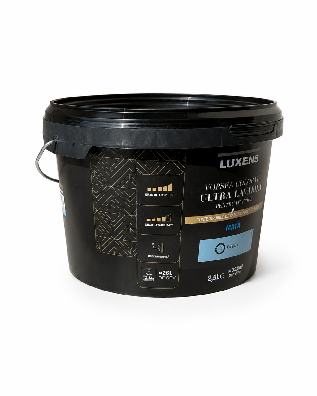 Luxens Muurverf Mat 2,5L – Fjord 4
