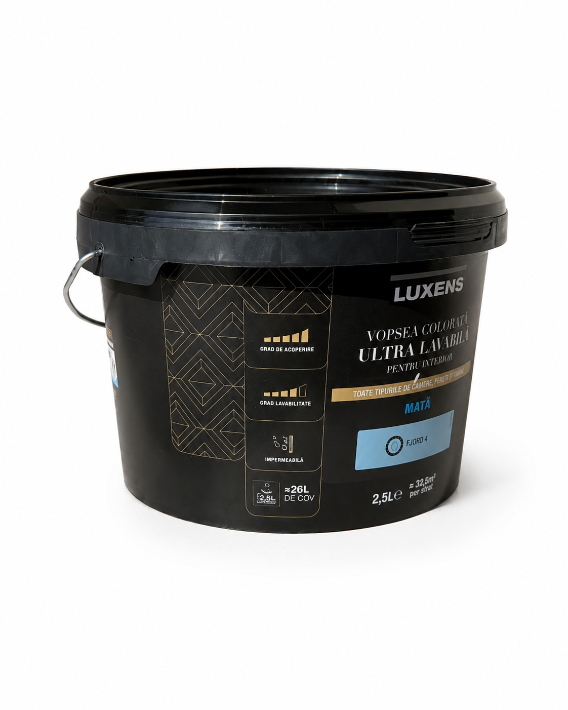 Luxens Muurverf Mat 2,5L – Fjord 4